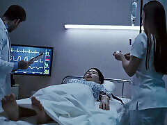 Hospital Parasited Transformation - Slutty Nurse Gets Ambushed by Horny Infected Asian Patient