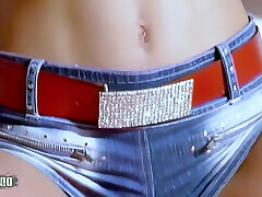 Andy-brown: Pornostar Petite Brunette Andy Brown Doing a retro french erotic film4 Striptease