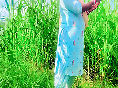 Priya bhabhi in the field with brother-in-law