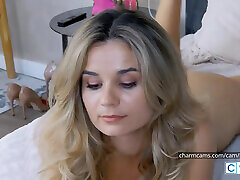 HelenWaldorf After the Cum - Thong, Hard Nipples & Naughty Chat