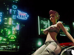 The Access Code Is My Pussy. Cyberpunk Fuck with Sexy Busty Babe