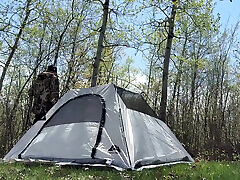 Creampie Eating, Pussy Licking and Lots of Sex at Camp