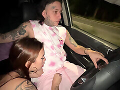 First Tinder Date Ends In WILD SEX In The Car All Over The City