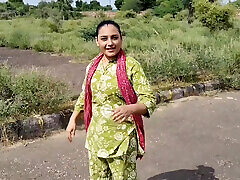 Tourist girl left by village boy