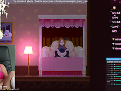 Dick Hungry Sluts! Castle of Tempation Part 1 ExotiqFox Gamer Girl Gooning Live Masurbation