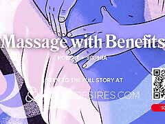 ASMR Audio Porn: Massage Turns Into Happy Ending - Finger Play & Oral Sex with a Stranger - Erotic Audio Story