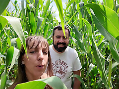 Rea takes me to a cornfield to fuck her