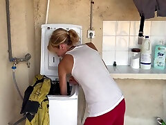 www pxxx photos Sauvage And David Wild - Accidental Sex In The Washing Machine - The Neighbor Has Two Quick Orgasms... Cum Inside !!!