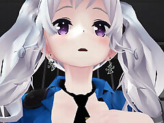MMD r18 Secret Police Kantai Collection Kashima viral 3d hentai big tits futa cheating wife milf sex fuck cum swallow animation