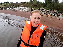 Strapped Tight & Floating Free - Sexy Wetsuit Life Jacket Test