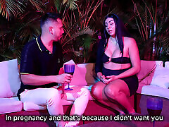 I meet a big ass and hot pregnant woman in a romantic story love and I fuck her until I cum in her pussy