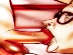 A mature woman gives a blowjob and swallows liters of sperm!