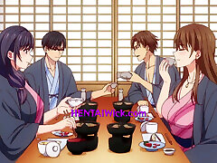 Married Couple Swap - Hot Springs of Infidelity - Hentai Uncensored - SUB