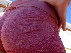 Fingering & Tasting My Sweaty Pussy Exercising Outdoors