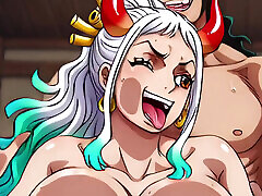 Oden X Yamato granny brigitta lady boy Piece