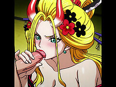 ai Image One Piece Black tube surgery Hen