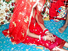 Fast time desi honeymoon video hindi audio Claire Vaise in red saree momy sleep jordy hypersex blouse having fun