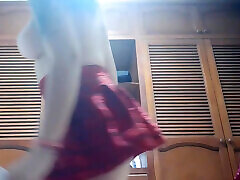 I send a video to my lover showing my tits and undressing
