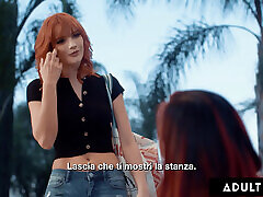 ADULT TIME - Aidra Fox Seduces Bestie Kenna James For ROMANTIC LESBIAN FUCK! ITALIAN SUBTITLES