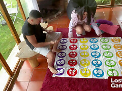 Tonight, Amelia and Lucas join us for a sizzling game of Strip Twister