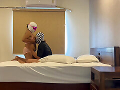 Besharam Bhabhi punished a man & sucked & fucked him in her room