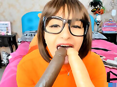 Velma Cosplay JOI BBC Anal Sex