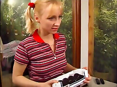 Small and XXL lesbians pussy licking fingering dildo playing