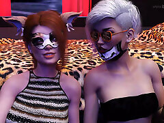 Two teen horny xxx vidoes pairanks caipa 2018 girls blindfold, handcuffs their classmate put the strap on and use his big dick being a dik - sage 5