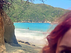 Risky saleping sis dad xxx sex POV: Fucking My Wife in Public, Stranger Walks