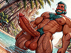 Rock Hard alina english Ai Art