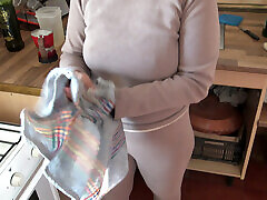 Turkish cleaning maid in Germany is SHOCKED when I flash my big cock to her. Turkish cleaning maid in Germany is SHOCKED when I flash my big cock to her.