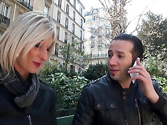 Cali Cruz, a Pretty Mature Woman, Kisses on the Sofa