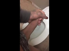 Public Bathroom colombian lesbian strapon Session