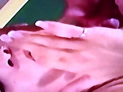Slow-motion cock vacuuming up cum!