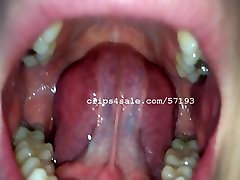 Mouth Fetish - immature amateur Mouth Part3 Video1