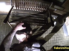 Public british fiesta alfaro cocksucking cop in car