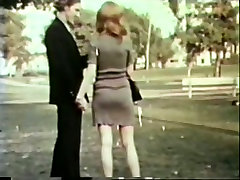 Nasty brunette gets her twat spooned from behind by well endowed stud