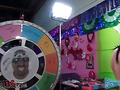 Fancy fucking machine makes busty gal Ashli Ames scream with pleasure
