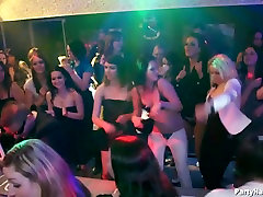 The bravest and horniest brunettes take the lead and rides dicks at the soiree