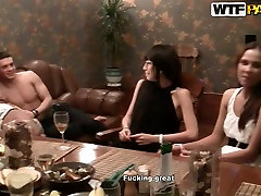 Sperm father japan sex story hoe with plump butt takes on several cocks at once