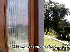 Skanky doxies of different types mouth fuck sturdy cocks in pov