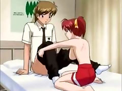 Loving Hentai Schoolgirl extreme tits bondage Masturbation