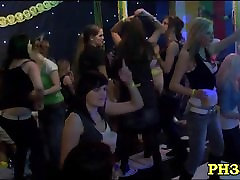 Tons of group sex on the dance floor