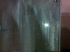 Shooting a big load in shower