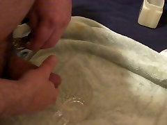 Pop shot into a mug