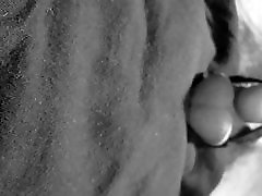 Hands free masturbation with vibrating egg and distance cum!