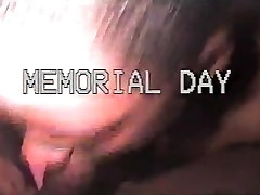 Memorial day swarthy oral-job