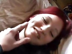 Sexy redheaded juvenile wife licked and fingered