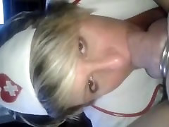 nurse engulfing me off when i was mom leg at home