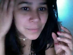 My latina bust and big premature ejaculation on underweear on webcam